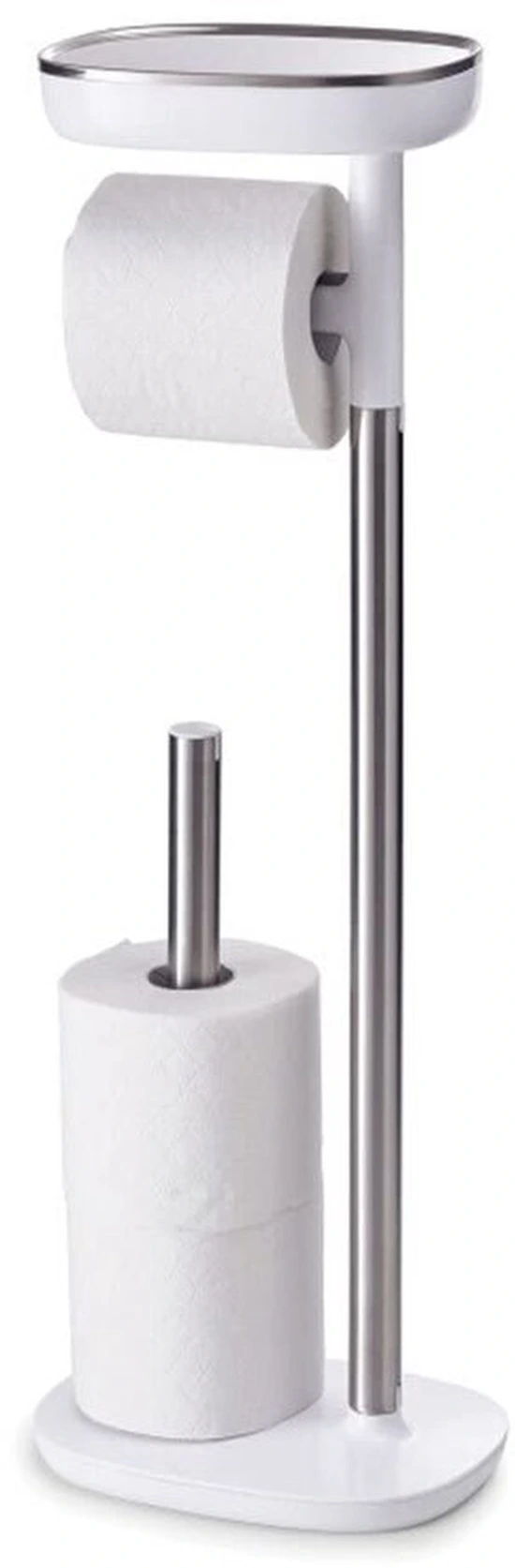 Unyqoos ® Stijlvolle Toiletpapierhouder met Extra Opslag en Telefoonhouder voor 4 Rollen