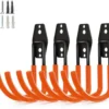 Unyqoos® Robuuste Stalen Multifunctionele Haken voor Georganiseerde Garage- en Tuinopslag