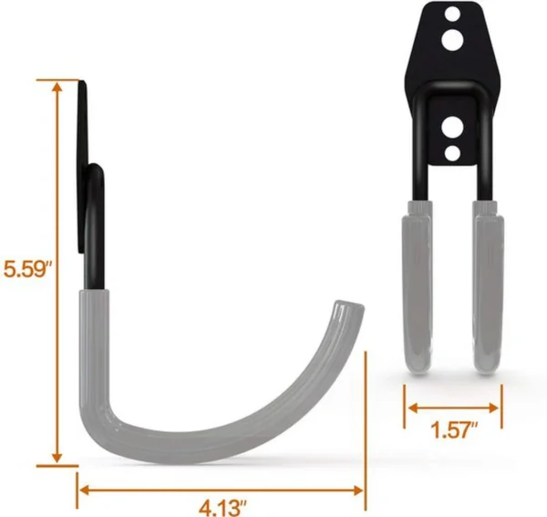 Unyqoos® Stevige Multifunctionele Opberghaken voor Garage en Tuin, Wandmontage, Ruimtebesparende Organizer