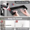 Unyqoos ® Kruidenrek met Sterke Magnetische Bevestiging voor IJzeren Oppervlakken, Set van 3, Zwart