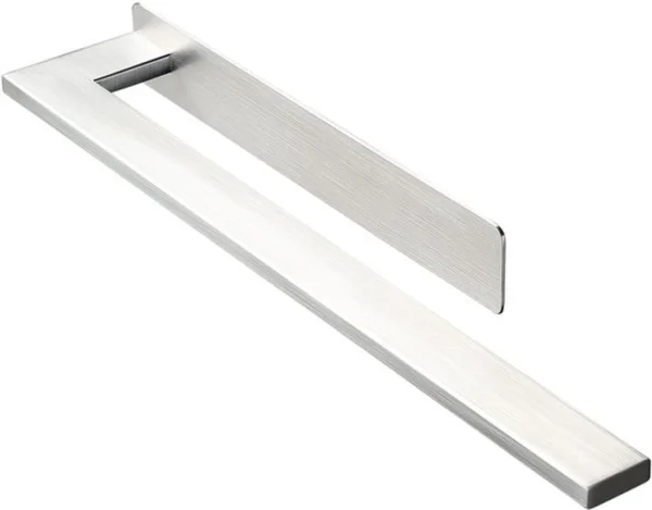 Unyqoos ® Stijlvolle Zelfklevende Handdoekhouder voor Badkamer en Keuken, Roestvrij Staal, Eenvoudig te Monteren