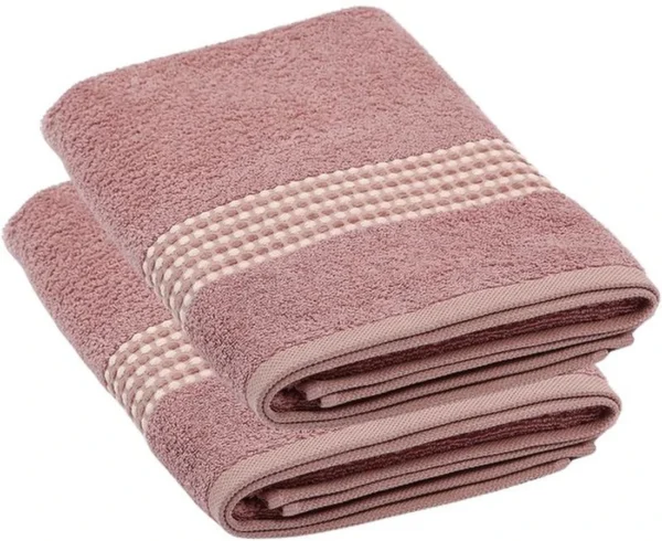 Unyqoos® Elegante en Absorberende Grote Katoenen Badhanddoeken Set van Twee Stuks voor Thuis en Reizen