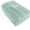 P-87213230110480-20260405181456.webp Unyqoos® Luxueuze Set van 2 Grote Zachte Douchehanddoeken van Natuurlijk Katoen in Mintkleur