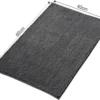 P-87213230111090-20260405133907.webp Unyqoos® Pluizige Antislip Badmat voor Douche en Badkamer, Wasbaar Chenille, Donkergrijs, 40 x 60 cm