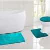 P-87213230111615-20260405133733.webp Unyqoos® Binnenhuisverfraaiende Drie-delige Badmatset voor Comfort en Veiligheid in de Badkamer