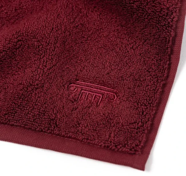 Unyqoos® Luxueuze Set van 2 Badhanddoeken, Rijke Merlot Kleur, 100% Zacht Katoen, 70x140 cm