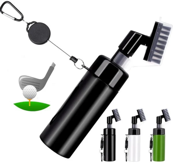 Unyqoos® Handige Golfclub Reinigingsborstel met Waterdispenser en Karabijnhaak voor Gemakkelijk Gebruik