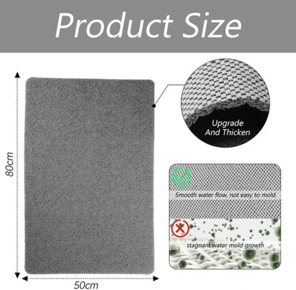Unyqoos ® Veilig Antislip Douchemat voor Comfortabele Badkamermomenten