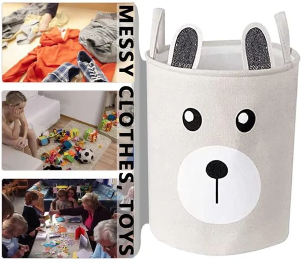 Unyqoos® Opvouwbare Kinderopbergmand met Handige Handgrepen voor Kleding en Speelgoed, 43 Liter Capaciteit