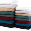 Unyqoos® Ultrazachte Luxe Handdoekenset van 100% Katoen in Elegant Donkergrijs 50 x 100 cm