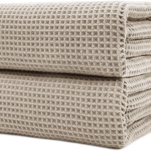 Unyqoos® Extra Grote Pluisvrije Microvezel Wafelstructuur Badhanddoeken voor Sneldrogend Comfort - Set van 2