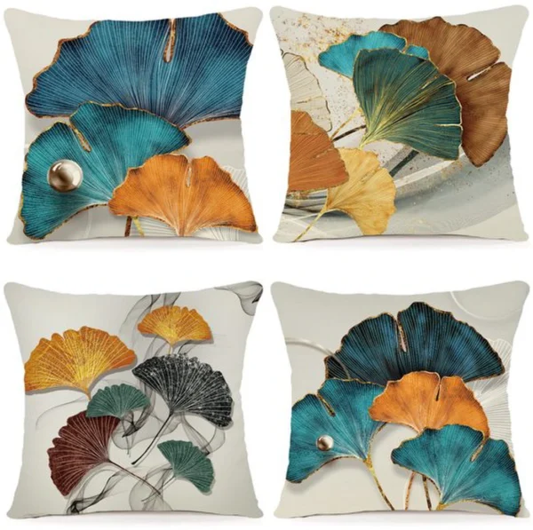 P-87213230143840-20260406112829.webp Unyqoos ® Kleurrijke Geometrische Kussenhoezen Set van 4 voor Binnen en Buiten, 40 x 40 cm