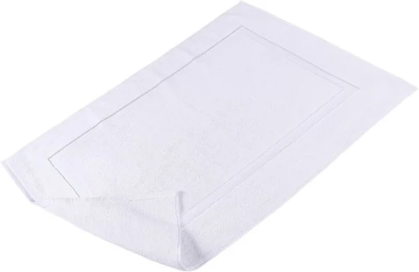 Unyqoos® Set van 2 Luxe Douchematten in Saliegroen van Zacht Katoen, 53,3 x 86,4 cm