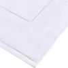 Unyqoos® Set van 2 Luxe Douchematten in Saliegroen van Zacht Katoen, 53,3 x 86,4 cm