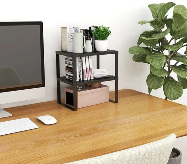 Unyqoos ® Veelzijdig Roestvrijstalen Stapelbaar Organisatierek voor Keuken en Badkamer, Maat M