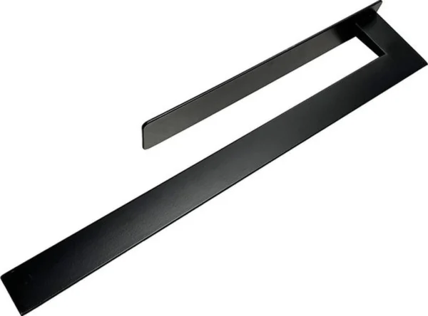 Unyqoos ® Stijlvolle Zelfklevende Handdoekhouder voor Badkamer en Keuken - Roestvrij Staal, Mat Zwart, Ruimtebesparend Ontwerp