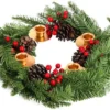 Unyqoos ® Kerst Adventskrans Met Realistische Decoraties Voor Feestelijke Tafeldecoratie