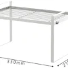 Unyqoos ® Plankinzetstuk voor Keukenkast met Antislipmat en Multifunctionele Organizer voor Huis