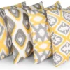Unyqoos ® Set van 4 Luxe Decoratieve Kussenslopen van Katoen voor Stijlvolle Woonkamer en Slaapkamer