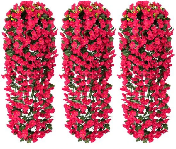 Unyqoos ® Schitterende Hangende Kunstplanten en Bloemen voor Buiten en Binnen Gebruik, Perfect voor Tuin en Balkon Decoratie