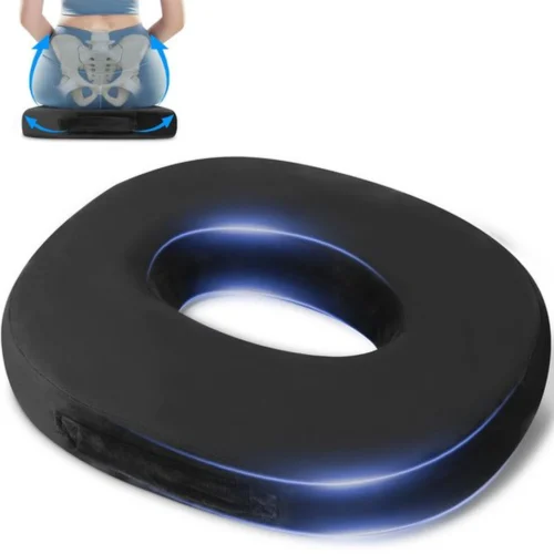 Unyqoos ® Ergonomisch Traagschuim Zitkussen voor Pijnverlichting en Comfort tijdens Langdurig Zitten