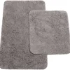 Unyqoos® Stijlvolle en Comfortabele 2-Delige Badmatten Set met Antislip Design voor Badkamer