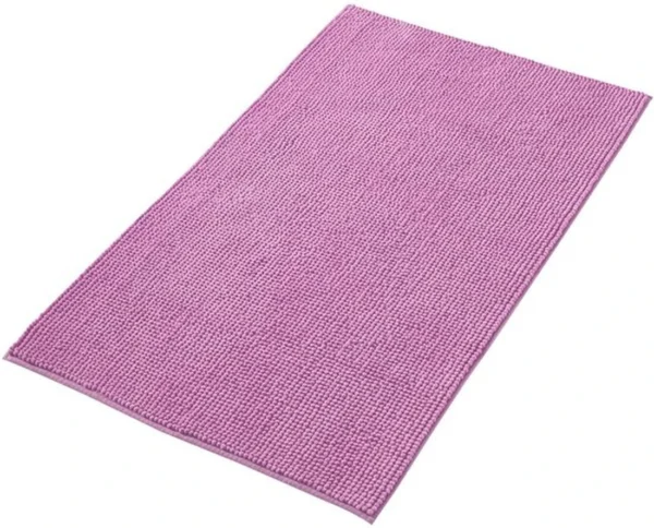 Unyqoos® Zachte Antislip Badmat van Chenille in Paarse Kleuren voor Badkamerdecoratie