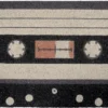 Unyqoos ® Creatieve Kokosvezel Deurmat met Muziekcassette Ontwerp voor Buiten