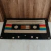 Unyqoos ® Creatieve Kokosvezel Deurmat met Muziekcassette Ontwerp voor Buiten