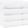 P-87213230222800-20260405182505.webp Unyqoos® Set van 4 Luxe Handdoeken voor Dagelijks Comfort en Gemak, 100% Katoen, 50 x 100 cm, Wit