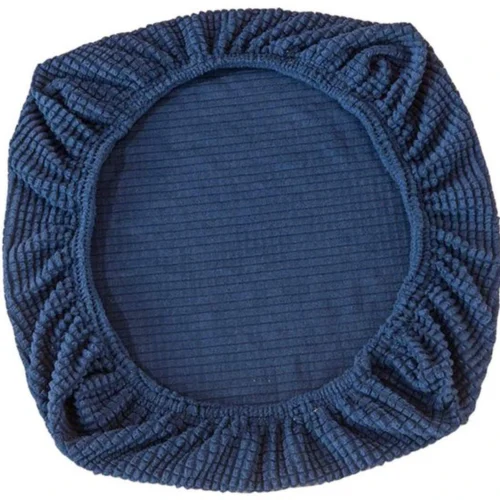 Unyqoos ® Elastische Stoelhoezen voor Bureaustoelen en Eetkamerstoelen in Donkerblauw