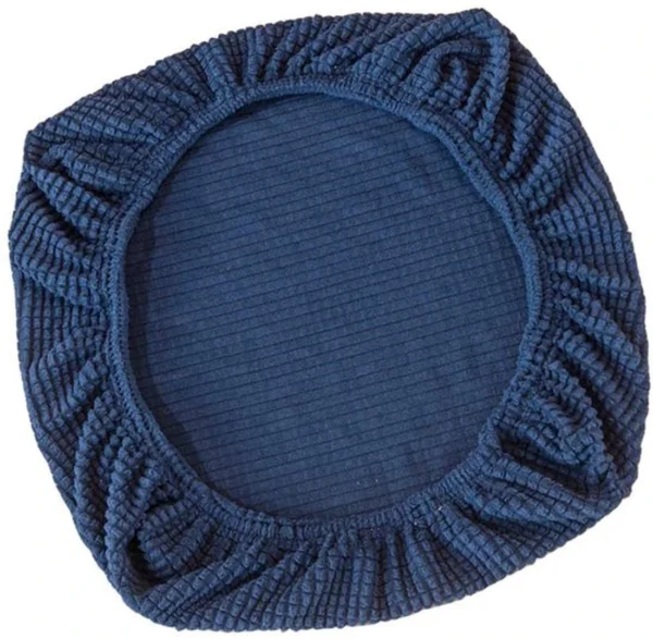 Unyqoos ® Elastische Stoelhoezen voor Bureaustoelen en Eetkamerstoelen in Donkerblauw