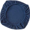 Unyqoos ® Elastische Stoelhoezen voor Bureaustoelen en Eetkamerstoelen in Donkerblauw