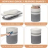 Unyqoos® Opvouwbare Grote Wasmand met Deksel en Handvatten voor Veelzijdig Gebruik in Huis