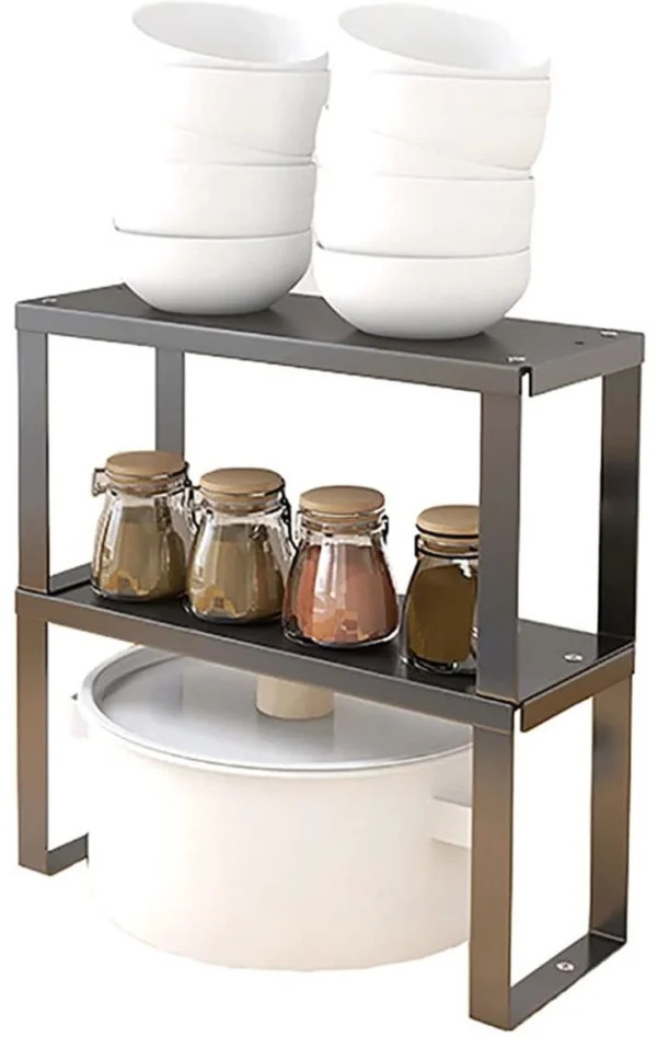 Unyqoos ® Robuuste en Stapelbare Keuken- en Badkamer Organizer voor Optimaal Ruimtegebruik