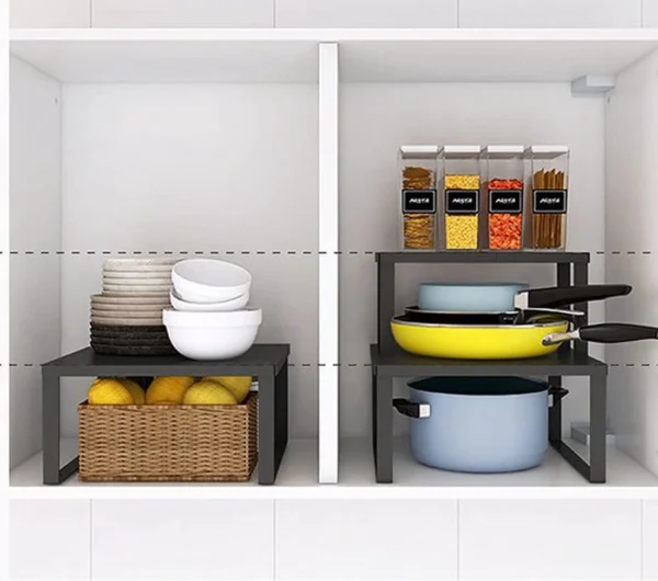 Unyqoos ® Robuuste en Stapelbare Keuken- en Badkamer Organizer voor Optimaal Ruimtegebruik