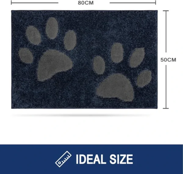 Unyqoos ® Absorberende Antislip Schoonloopmat voor Binnengebruik - 50 x 80 cm - Wasbaar en Waterdicht