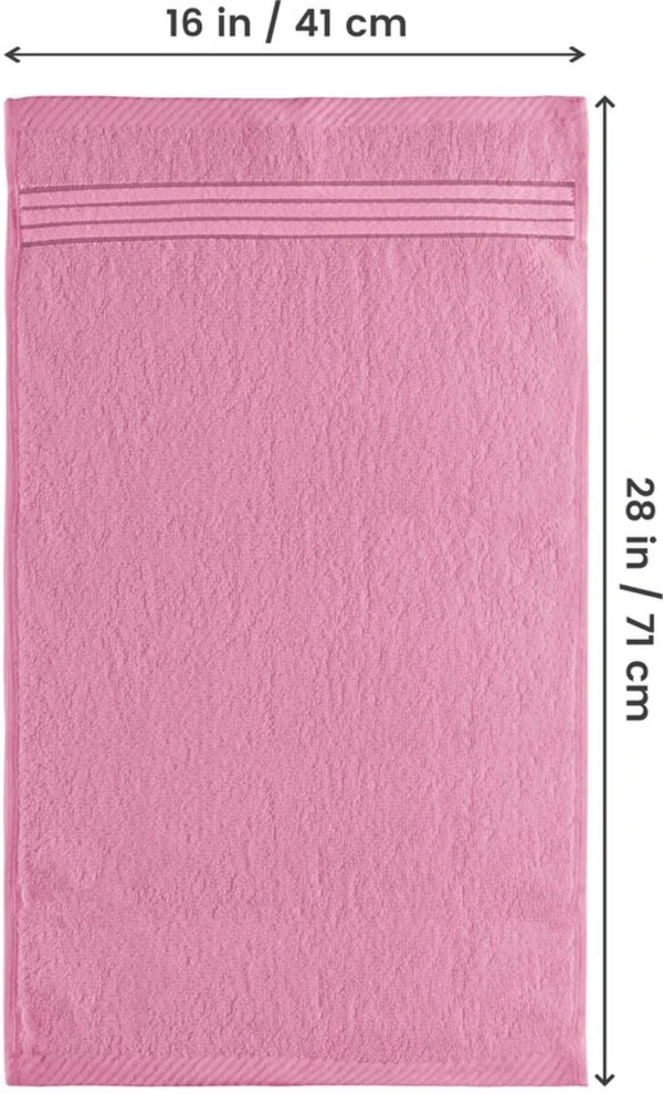 P-87213230254102-20260405182719.webp Unyqoos ® Zachte en Absorberende Handdoekenset van 100% Katoen voor Optimale Luxe, Set van 6, Roze