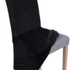 Unyqoos ® Luxueuze Fluwelen Stoelhoezen voor Eetkamerstoelen - Uitrekbaar en Wasbaar, Set van 2