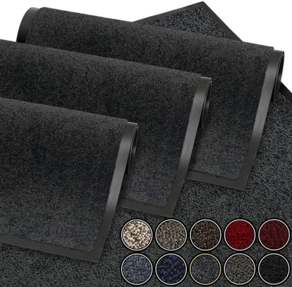 Unyqoos® Hoogwaardige Grijze Deurmat met Antislip en Waterdichte Eigenschappen voor Elke Ingang