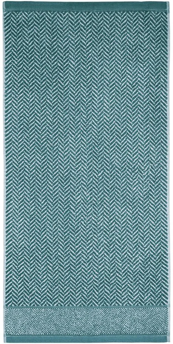 P-87213230260666-20260405182946.webp Unyqoos ® Luxueuze Handdoekenset van 100% Katoen met Elegant Patroon in Oceaangroen en Wit, Set van 3