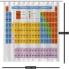 Unyqoos® Stijlvol Waterdicht Douchegordijn met Periodiek Systeem Design voor Badkamer