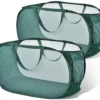 Unyqoos® Handige Opvouwbare Wasmand Set voor Reizen en Dagelijks Gebruik - Groen, 2 Stuks