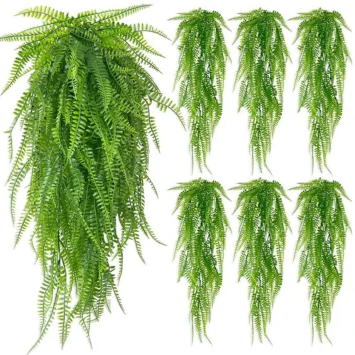 Unyqoos ® Realistische Hangende Groene Bladdecoratie voor Binnen en Buiten - Set van 6 Stuks