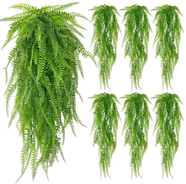 Unyqoos ® Realistische Hangende Groene Bladdecoratie voor Binnen en Buiten - Set van 6 Stuks