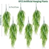 Unyqoos ® Realistische Hangende Groene Bladdecoratie voor Binnen en Buiten - Set van 6 Stuks