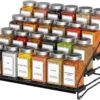 Unyqoos® Kruidenrek Met Vier Niveaus Voor Optimale Keukenorganisatie En Verstelbare Diepte