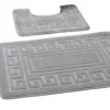 Unyqoos® Binnenhuisdecoratie Antislip Badmatset in Elegante Griekse Stijl met Bad- en WC-mat