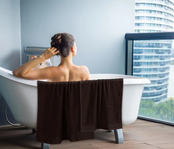 Unyqoos ® Ultrazachte Handdoekenset van 4 Stuks met Grote Badhanddoeken en Handdoeken voor Dagelijks Gebruik