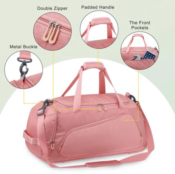 Unyqoos ® Ruime en Functionele Sport- en Reistas met Meerdere Compartimenten voor Dames en Heren